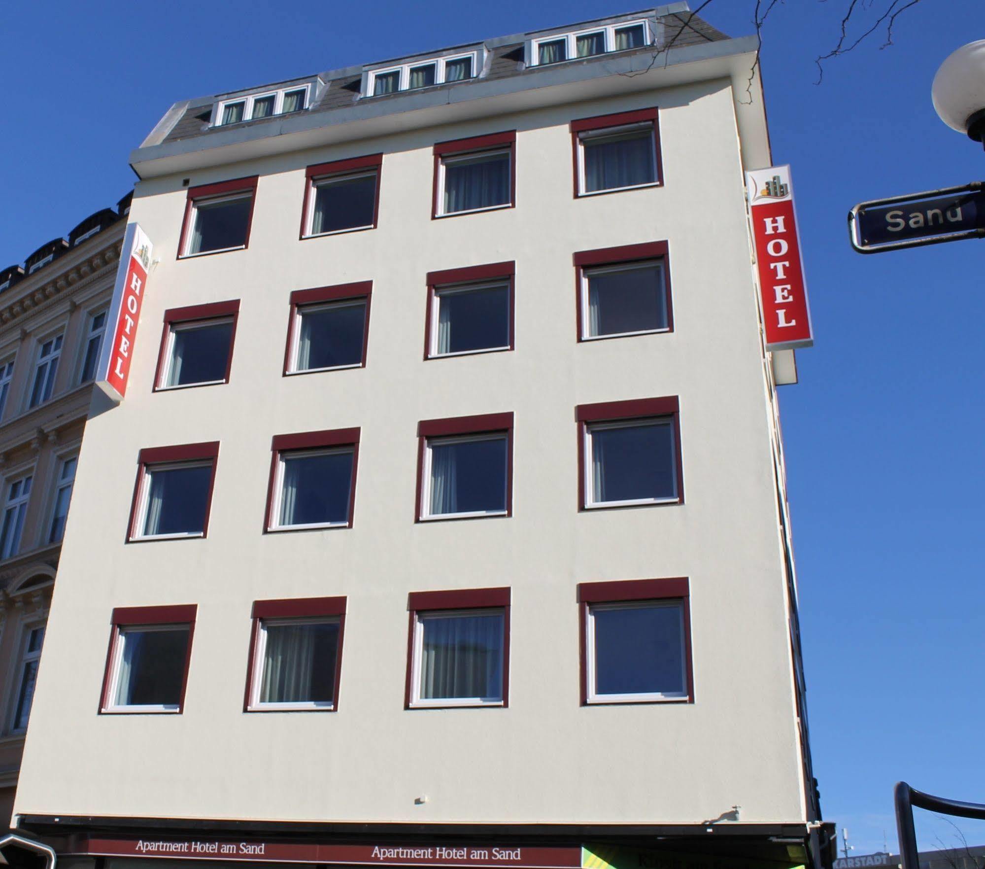 Apartment Hotel Am Sand Hamburg Exterior photo